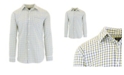 Galaxy By Harvic Men's Long Sleeve Slim-Fit Printed Cotton Dress Shirts